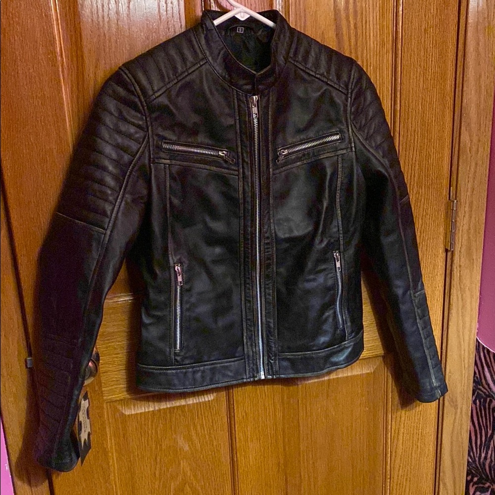 Adam Skins Black Leather Jacket